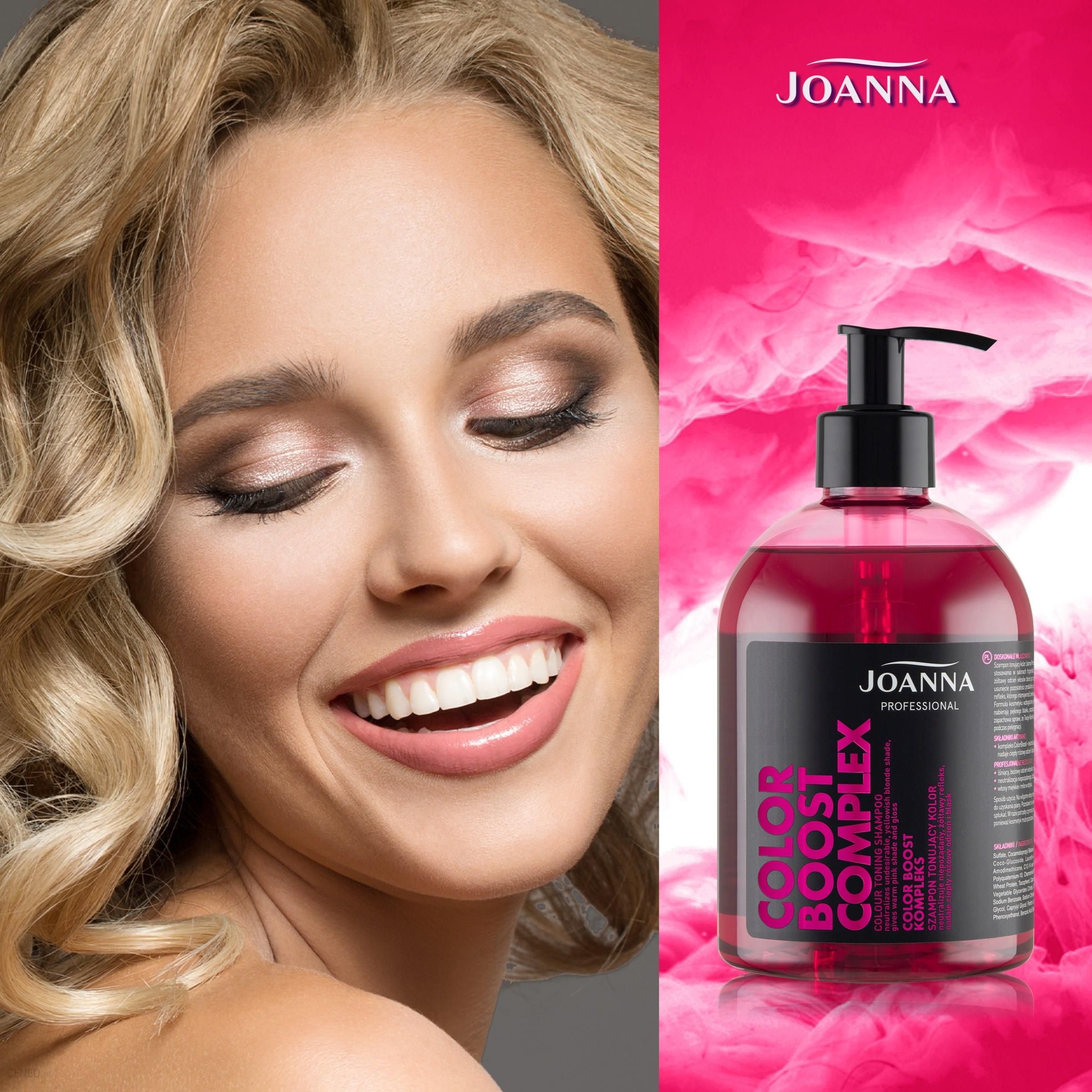 joanna professional color boost kompleks szampon tonujący kolor