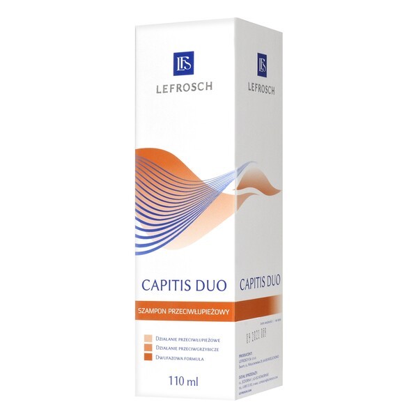 lefrosch capitis duo szampon przeciwłupieżowy i przeciwgrzybiczy