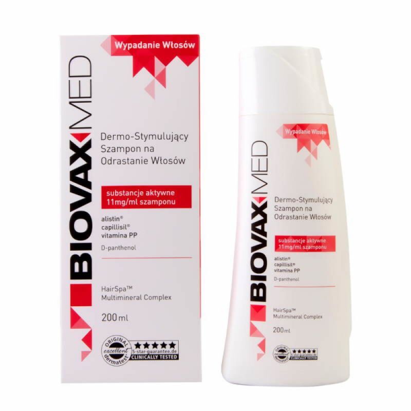 biovaxmed szampon dermostymulujący na odrastanie włosów 200 ml opinie