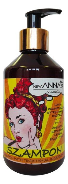 anna cosmetics szampon do włosów z naftą kosmetyczną