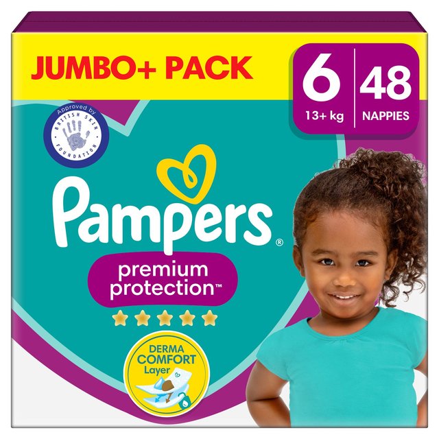 pampers jumbo pack size 6