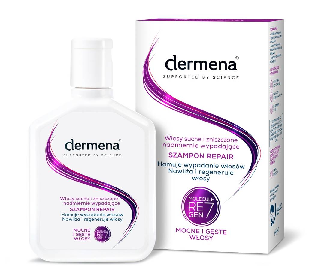 szampon na wypadanie włosów dermena