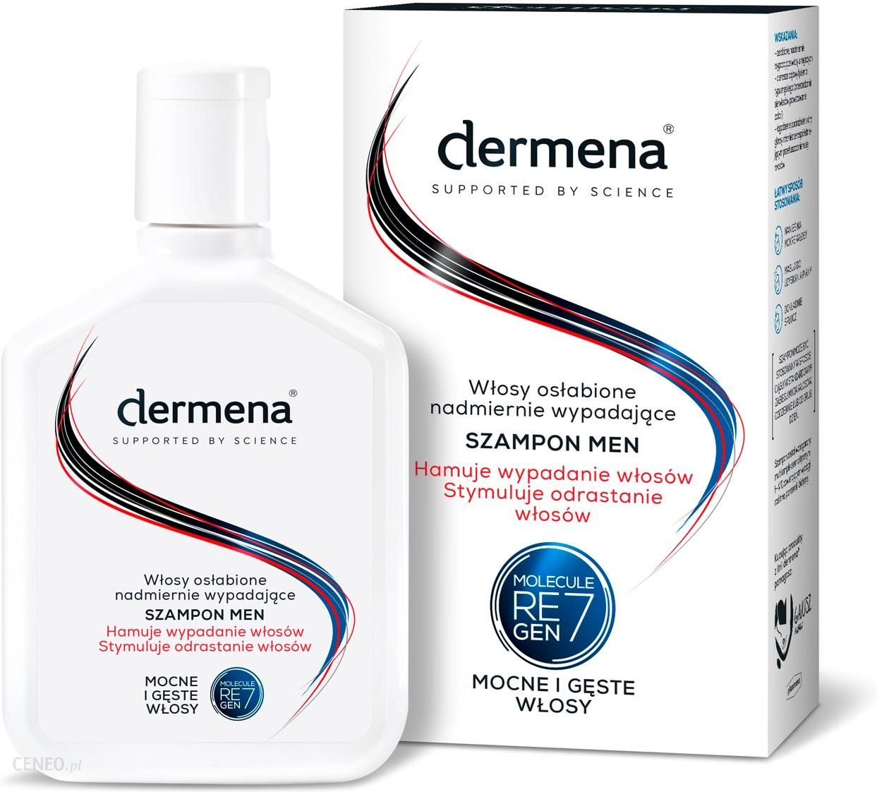 szampon na wypadanie włosów dermena